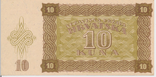 PPMHP 140942: 10 kuna - tzv. Nezavisna Država Hrvatska