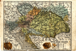PPMHP 110039: Karta Austro-ugarske iz sredine 19. s.