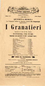 PPMHP 115485: Oglas za operu I Granatieri • I Granatieri - operetta in 3 atti