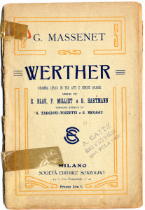 PPMHP 115576: Werther - dramma lirico in tre atti e cinque quadri • Werther - lirska drama u tri čina i pet okvira