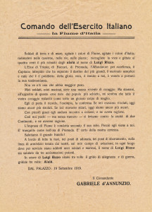 PPMHP 140373: Comando dell'Esercito Italiano in Fiume d'Italia