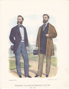 PPMHP 120814/41: Dva muška modela iz 1872. • Portrait Gallery of British Costume