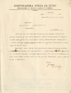 PPMHP 143957: Dopis upućen Ivanu Antončiću