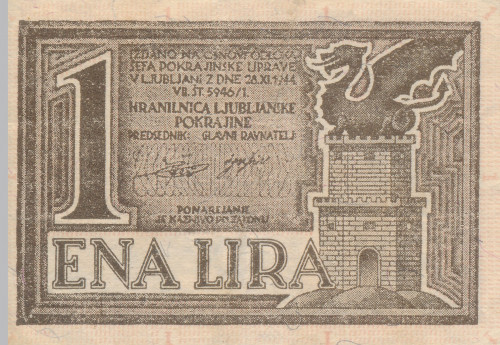 PPMHP 140483: 1 lira - Slovenija