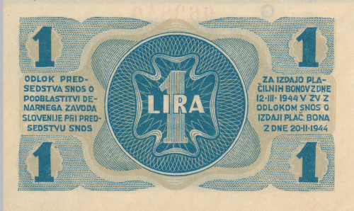 PPMHP 140431: 1 lira - Jugoslavija