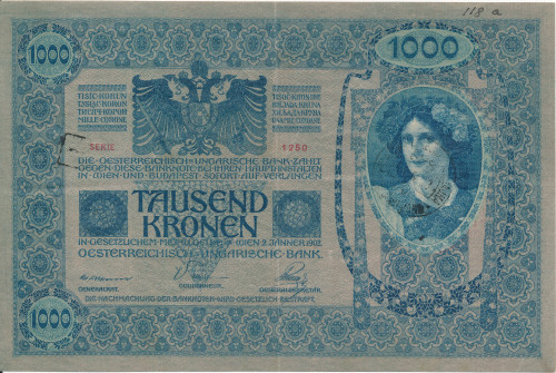 PPMHP 141964: 1000 kruna - Austro-Ugarska Monarhija