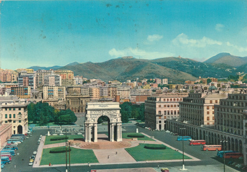 PPMHP 151199: Genova - Piazza della Vittoria - Monumento ai Caduti