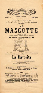PPMHP 115644: La Mascotte - opereta in 3 atti • Maskota - opereta u 3 čina
