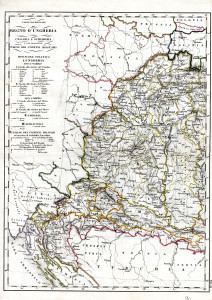 PPMHP 149986: Parte occidentale del Regno d'Ungheria colla Croazia e Schiavonia e col rispettivo Pese del confini militari
