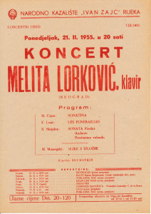 PPMHP 131383: Koncert - Melita Lorković, klavir