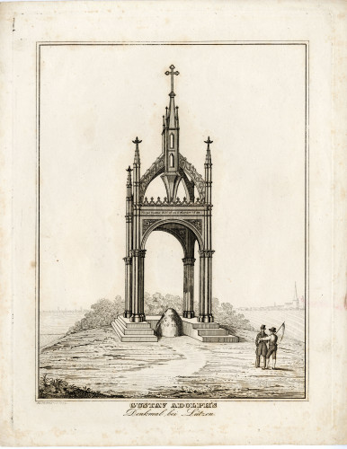 PPMHP 123155: Gustav Adolph's Denkmal bei Lützen • Spomenik kralju Gustavu Adolfu kod Lützena