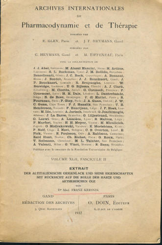 PPMHP 106136: Der Altitalienische Geigenlack und seine Eigenschaften mit Rücksicht auf die Rolle der Harze und Aetherischen Öle • Eine kunsthistorisch-kritische Studie an Hand der Arznei und Warenkunde des XVI. Und XVII. Jahrhunderts • Starotalijanski lak za gudačke instrumente i njegova svojstva s osvrtom na ulogu drva i starotalijanskih ulja