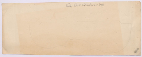 PPMHP 141712: Crtež zvučnice Stradivarijeve viole 1709. • Viola Ant. Stradivari 1709.