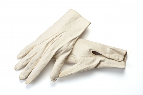 PPMHP 120197: Par bijelih kožnih rukavica