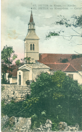 PPMHP 130841: St. Peter in Krain - Kirche. • St. Peter na Kranjskem - Cerkev.