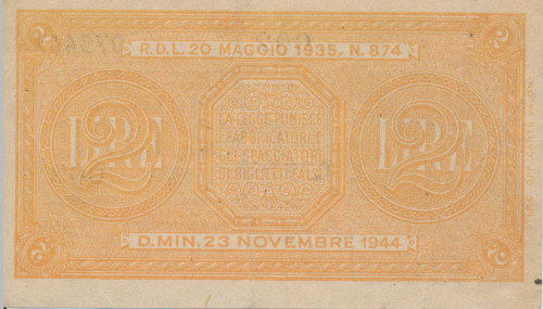 PPMHP 140125: 2 lire - Italija