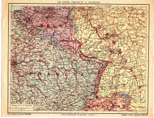 PPMHP 110043: Karta linija Maginot i Sigfrid