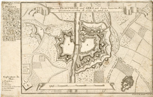 PPMHP 153991: Plan von Picigthone und Gera mit denen neuesten Fortificationen versehen A. 1722. 23 und 24 • Picciano