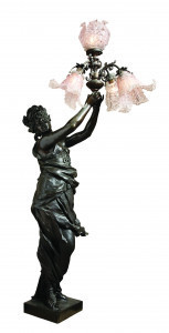 PPMHP 110784: Ženska figure sa svjetiljkom • Personifikacija Rijeke - Fidelissima