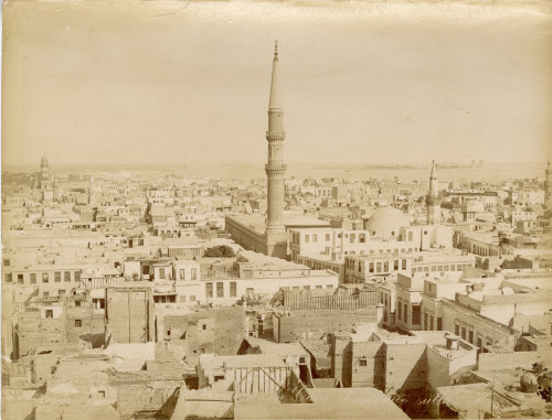 PPMHP 154786/15: N. 1605.  Panorama du Caire et mosquée sultan Hussein