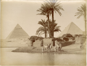 PPMHP 154786/3: N. 414. Village arabe et Pyramides • Arapsko selo i piramide