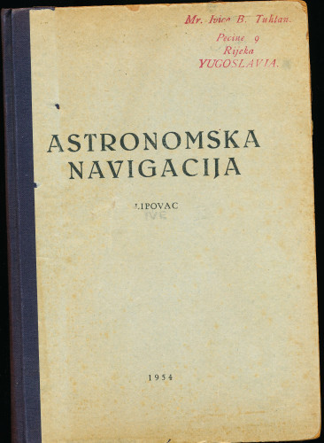 PPMHP 167509: Astronomska navigacija