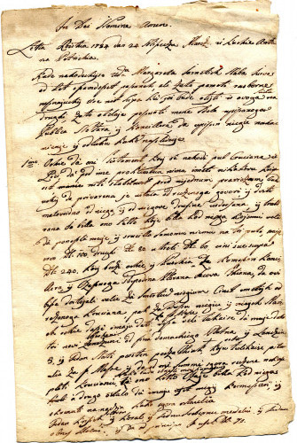 PPMHP 119020: Testament Mare Fernetich iz 1784. godine