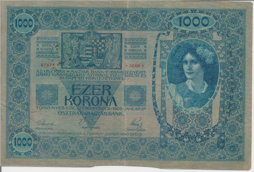 PPMHP 141538: 1000 kruna - Austro-Ugarska Monarhija