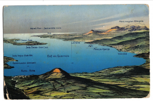 PPMHP 152804: Karta Kvarnerskog zaljeva