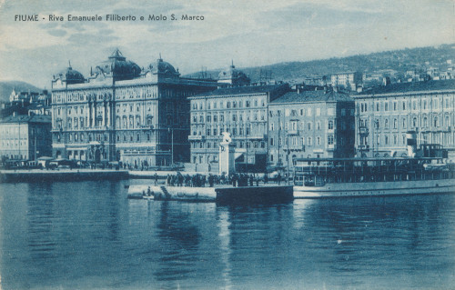 PPMHP 122686: Fiume - Riva Emanuele Filiberto e Molo S. Marco