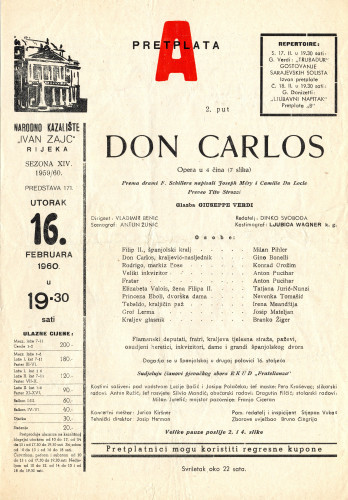 PPMHP 117619: Letak za predstavu Don Carlos