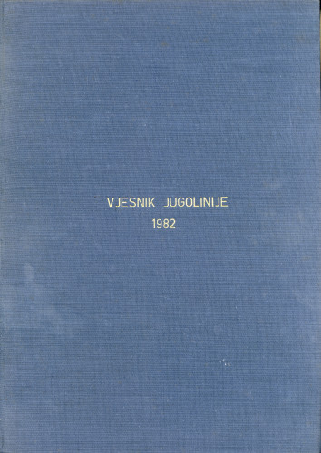 PPMHP 152398: Vjesnik Jugolinije • Uvezano godište 1982.