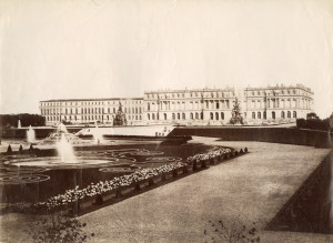PPMHP 155913: Pogled na palaču i park s fontanama