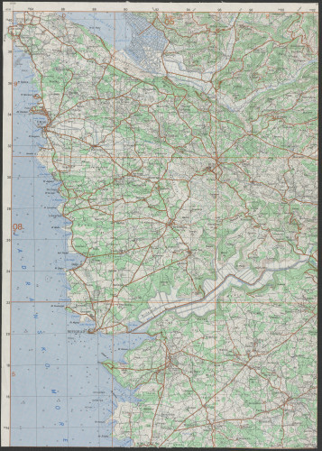 PPMHP 151599: Nepotpuni komplet topografskih karti  Istra - Lika