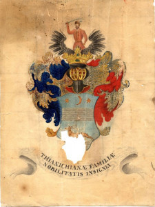 PPMHP 100974: Grb obitelji Tijanić • Thianichianae familiae nobilitatis insigniae