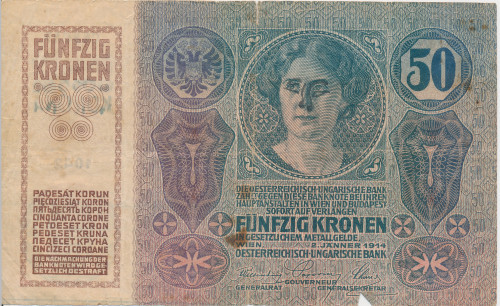 PPMHP 141459: 50 kruna - Austro-Ugarska Monarhija