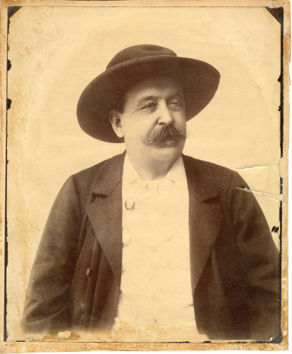 PPMHP 157158: Portret muškarca s brkovima i šeširom