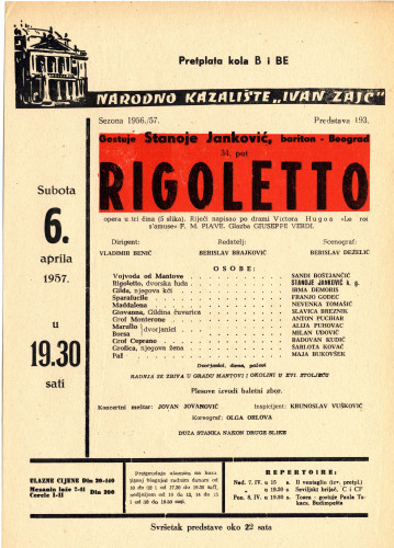 PPMHP 119345: Oglas za predstavu Rigoletto