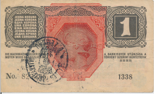 PPMHP 140710: 1 kruna - Austro-Ugarska Monarhija