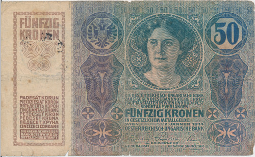 PPMHP 140748: 50 kruna - Austro-Ugarska Monarhija