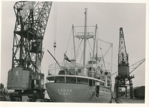 PPMHP 137261: Brod Zadar u belgijskoj luci Antwerpen