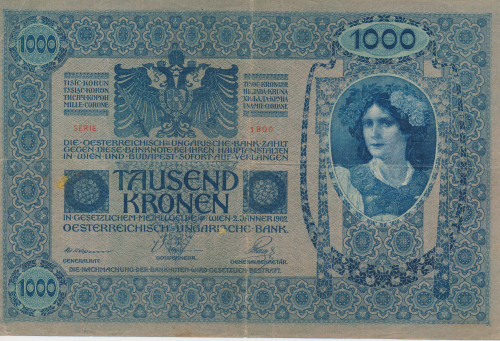 PPMHP 139184: 1000 kruna - Austro-Ugarska Monarhija