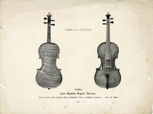 PPMHP 142636: Fotografije violine iz publikacije • Violine Jean Baptista Rugeri, Brescia