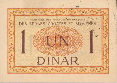 PPMHP 139137: 1 Dinar - Kraljevstvo SHS