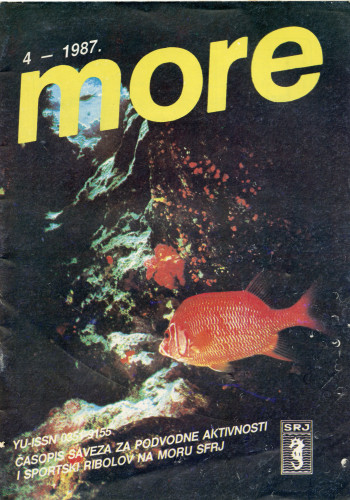 PPMHP 114871: More • Časopis Saveza za podvodne aktivnosti i sportski ribolov na moru • YU-ISSN 0351-9155 4-1987