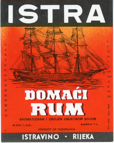 PPMHP 156423: Istra - Domaći rum