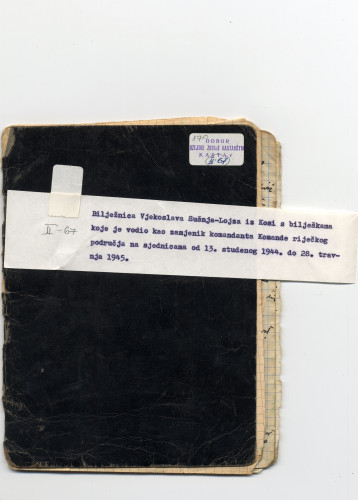 PPMHP 124226: Bilježnica Vjekoslava Sušnja - Lojza iz Kosi