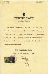 PPMHP 140100: Certificato di stato libero