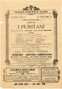 PPMHP 115718: Plakat za predstavu I Puritani