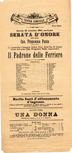 PPMHP 116012: Plakat za predstavu Il Padrone delle Ferriere